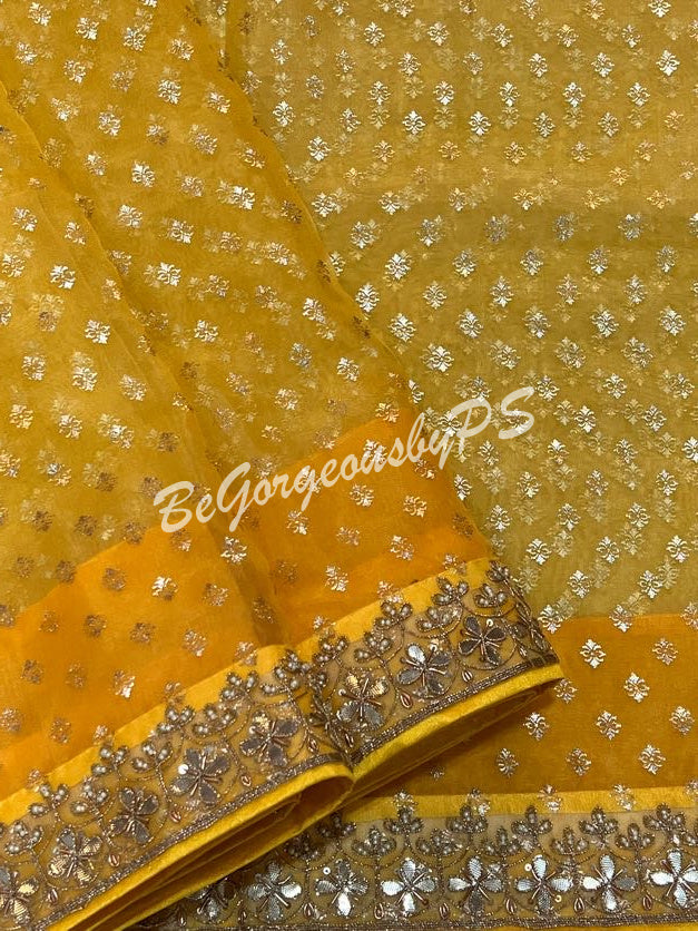 ORGANZA GOTA YELLOW