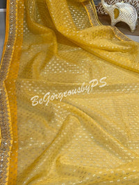 ORGANZA GOTA YELLOW