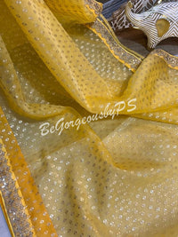 ORGANZA GOTA YELLOW