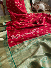 Pattu moonga banarasi saree