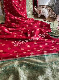 Pattu moonga banarasi saree