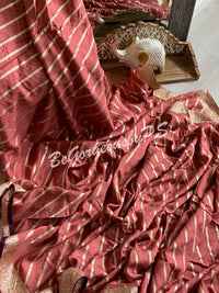 Moonga silk designer saree
