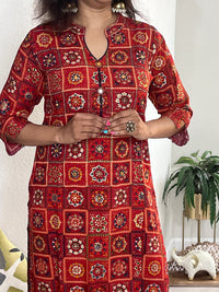 KURTI KU-057-RED