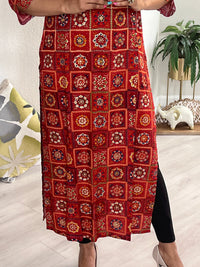 KURTI KU-057-RED