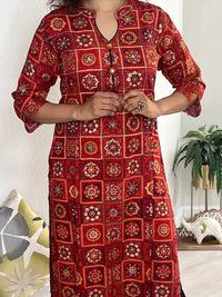 KURTI KU-057-RED