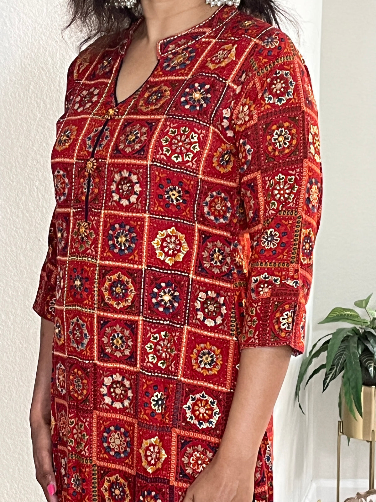 KURTI KU-057-RED