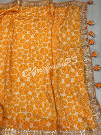 CREPE FLORAL YELLOW