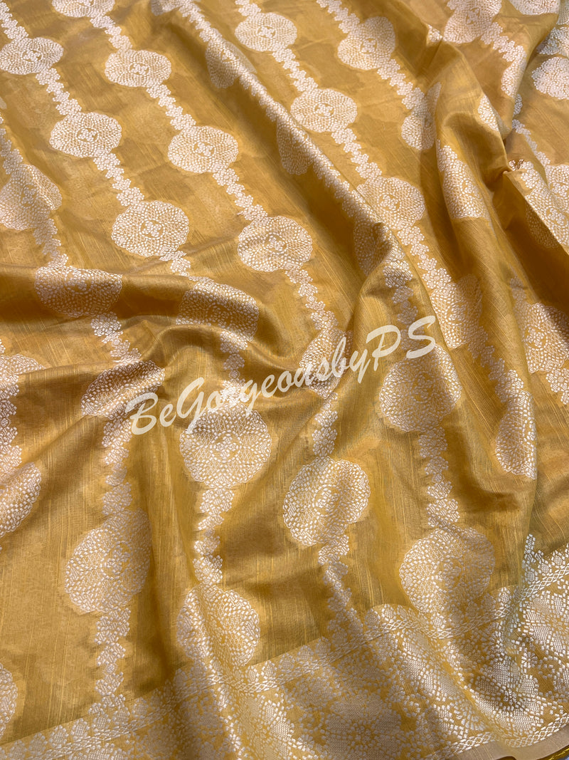 CHIKANKARI COTTON YELLOW SA-CHI-COT-YE150