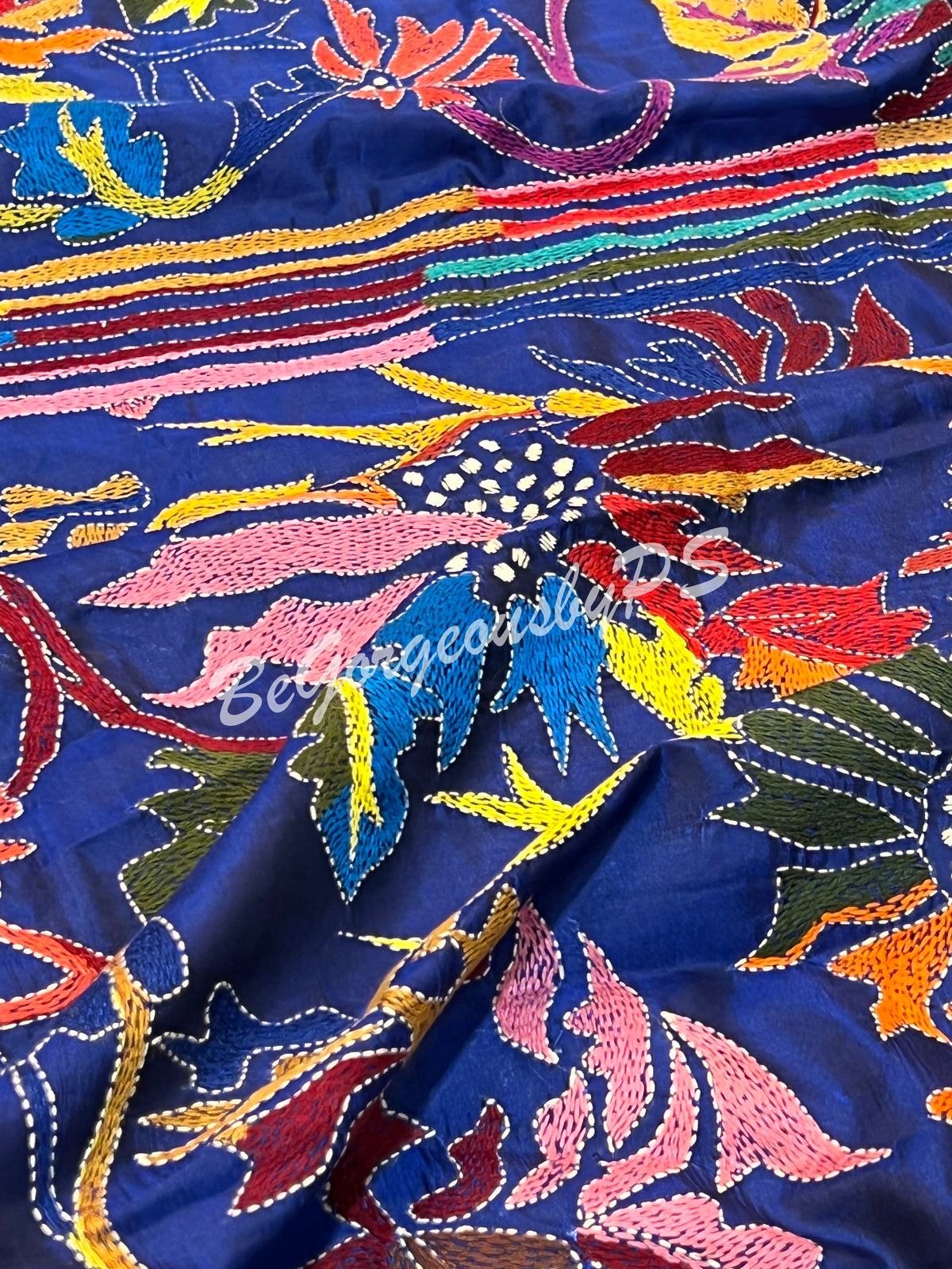 KANTHA BANGALORE SILK ROYAL SAREE