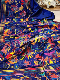 KANTHA BANGALORE SILK ROYAL SAREE