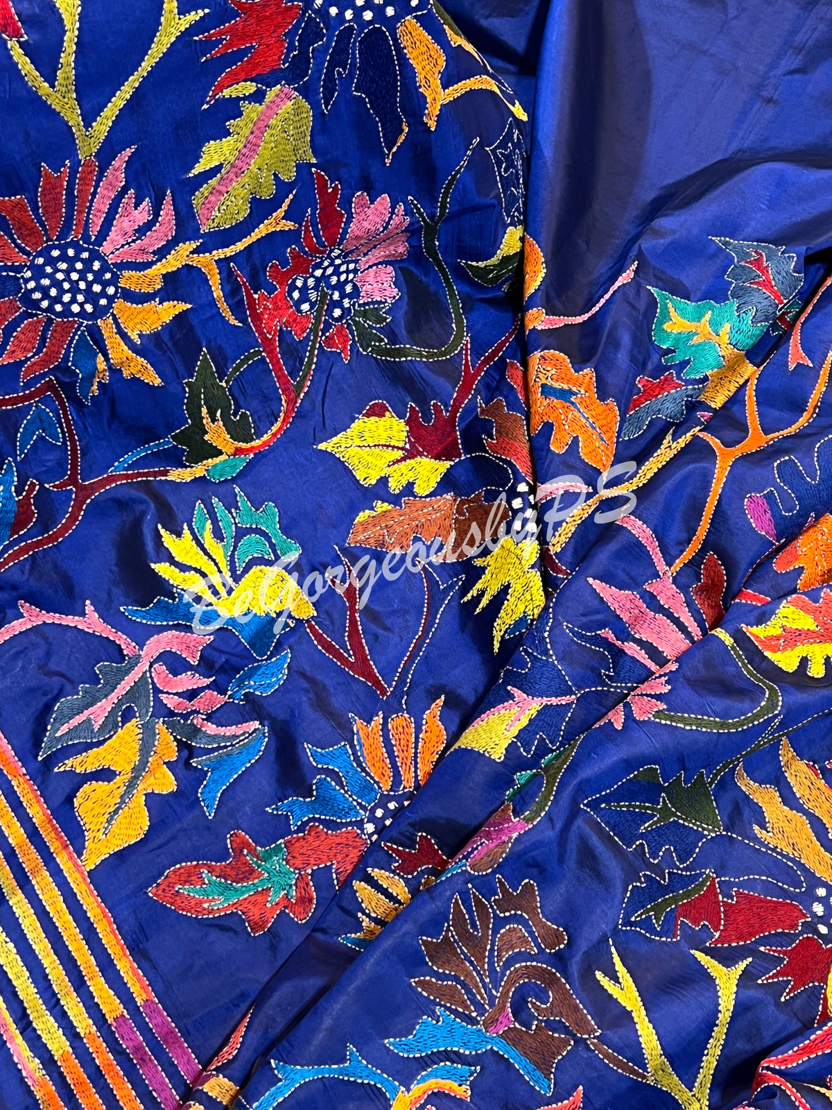 KANTHA BANGALORE SILK ROYAL SAREE