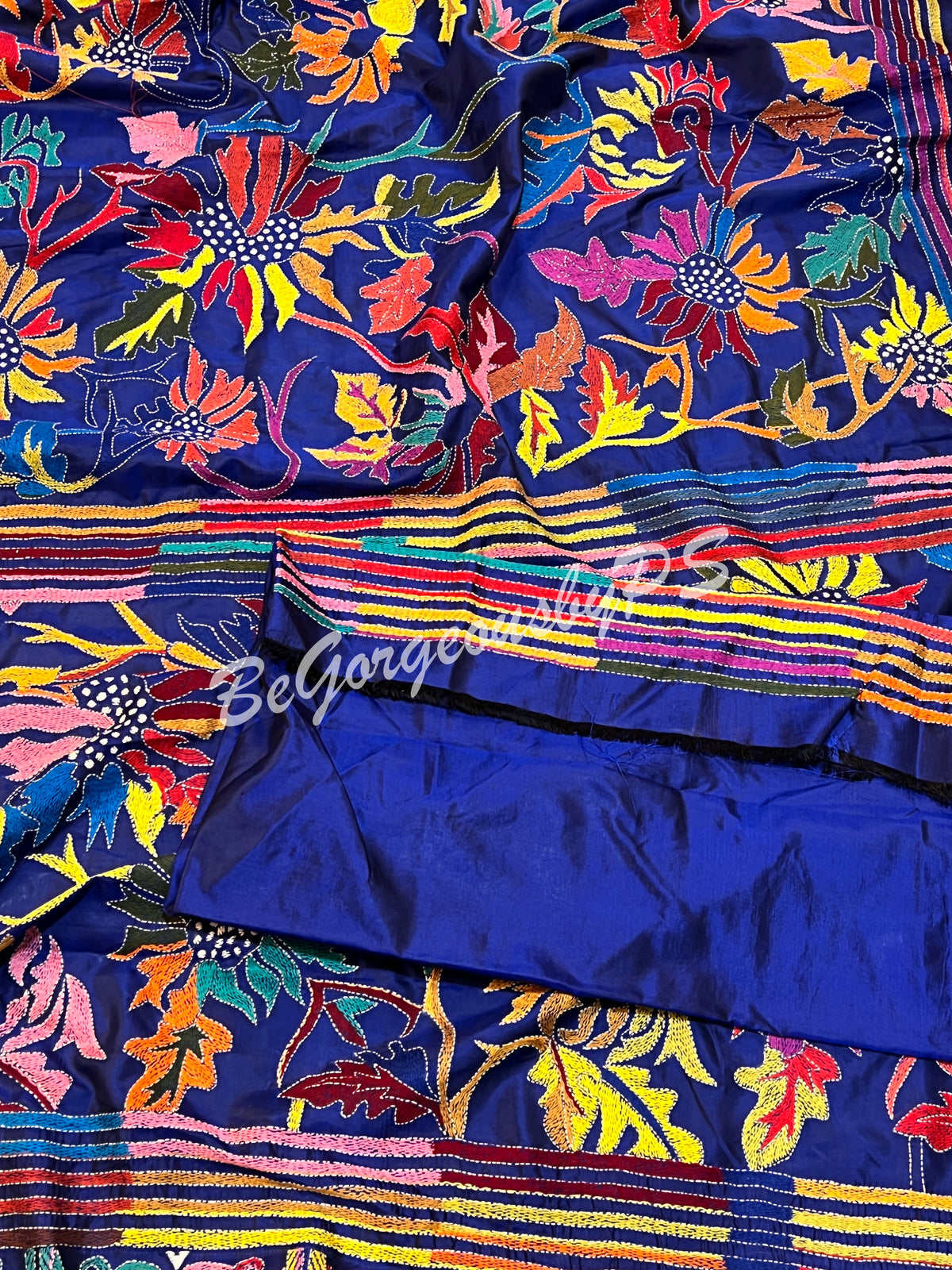 KANTHA BANGALORE SILK ROYAL SAREE