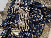 Moonga Banarasi saree with weaving