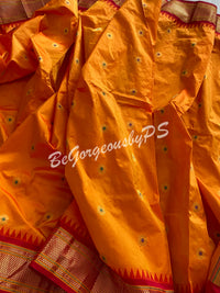 Kanjeevaram Silk Saree with paithani