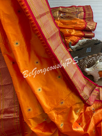 Kanjeevaram Silk Saree with paithani