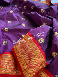 Kanjeevaram Silk Saree with paithani