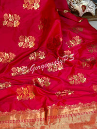 SOFT SILK GOLD ZARI PINK