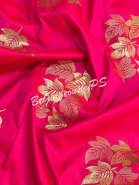 SOFT SILK GOLD ZARI PINK