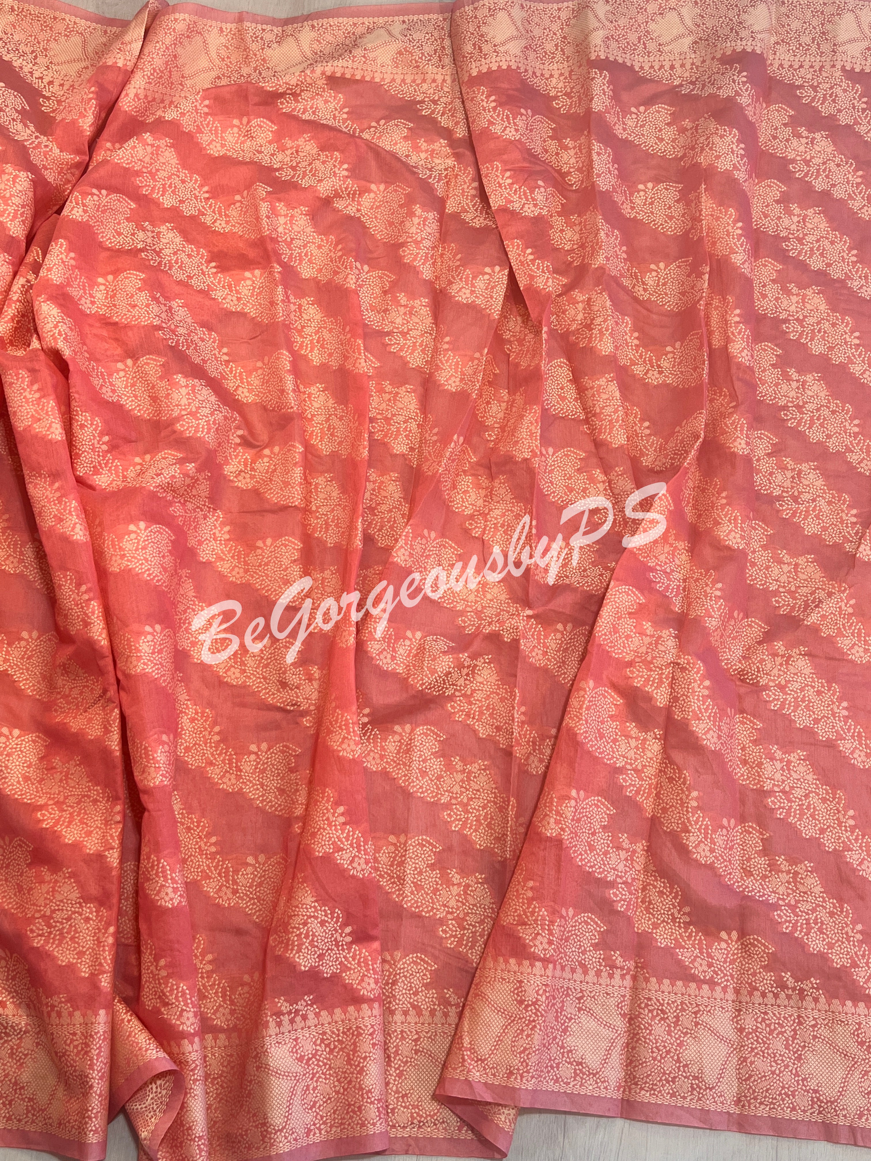 CHIKANKARI COTTON PINK