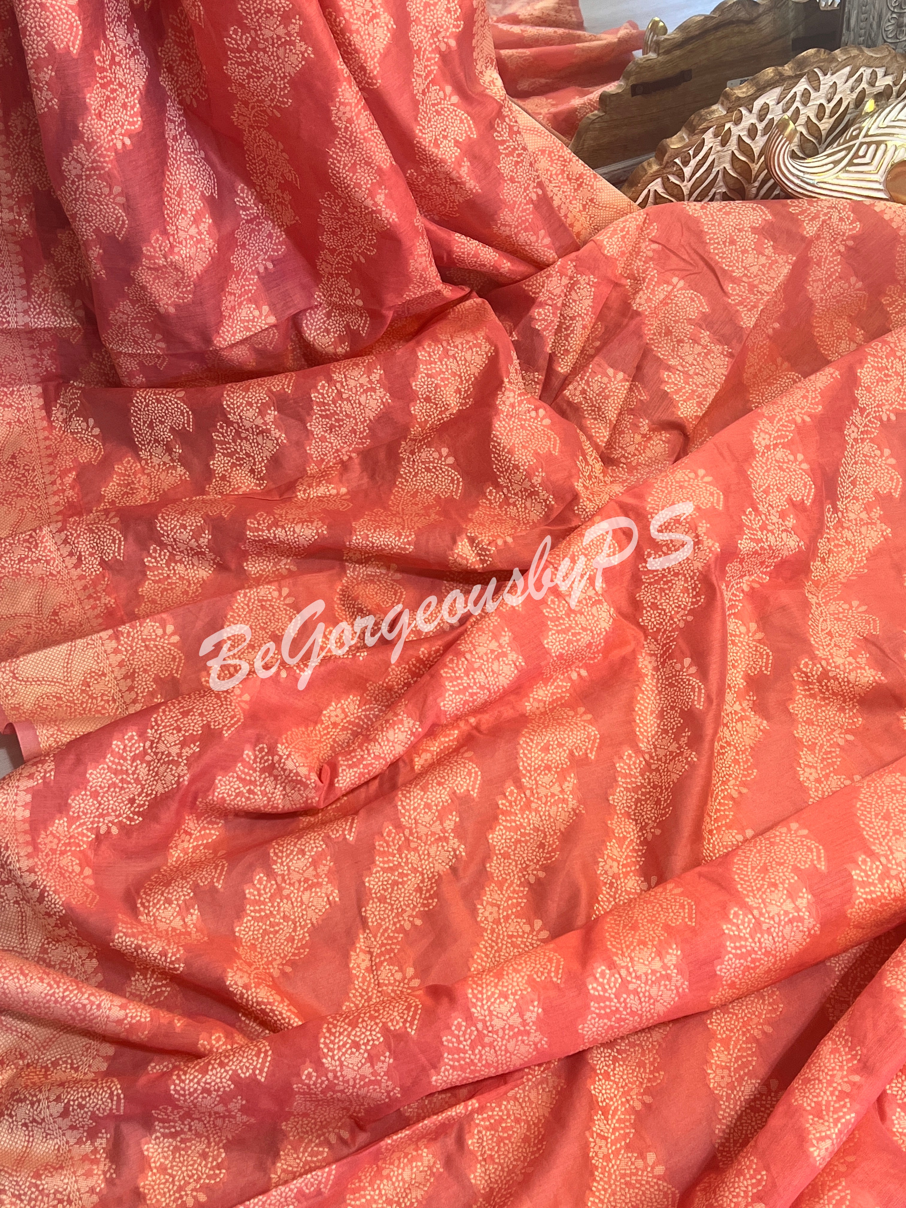 CHIKANKARI COTTON PINK