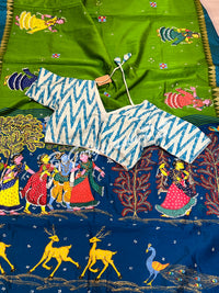 Pattachitra on cotton silk