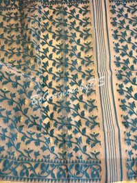 JAMDANI DHAKAI WHITE SAREE