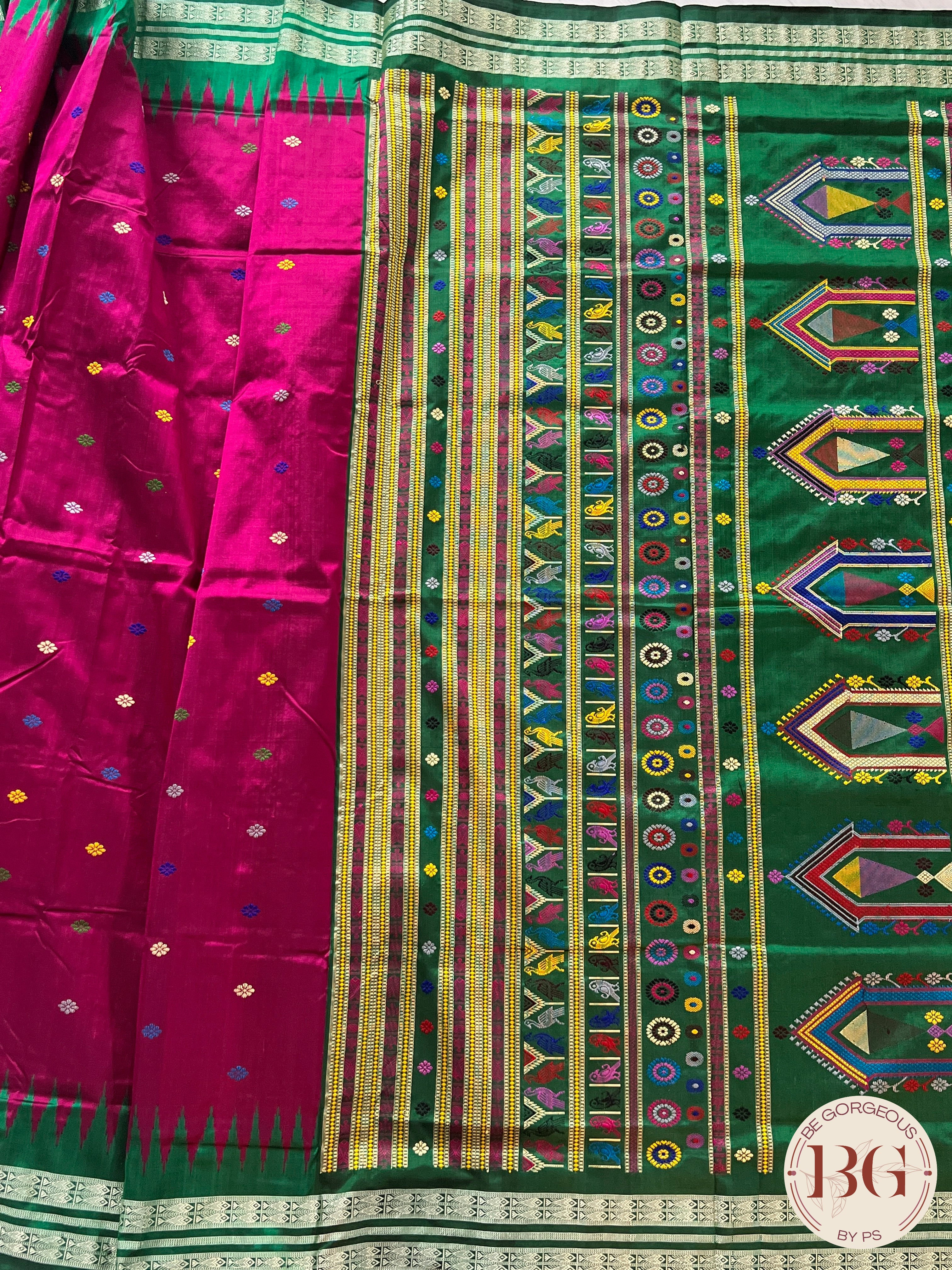 Dolabedi silk sambalpuri premium saree color - purple