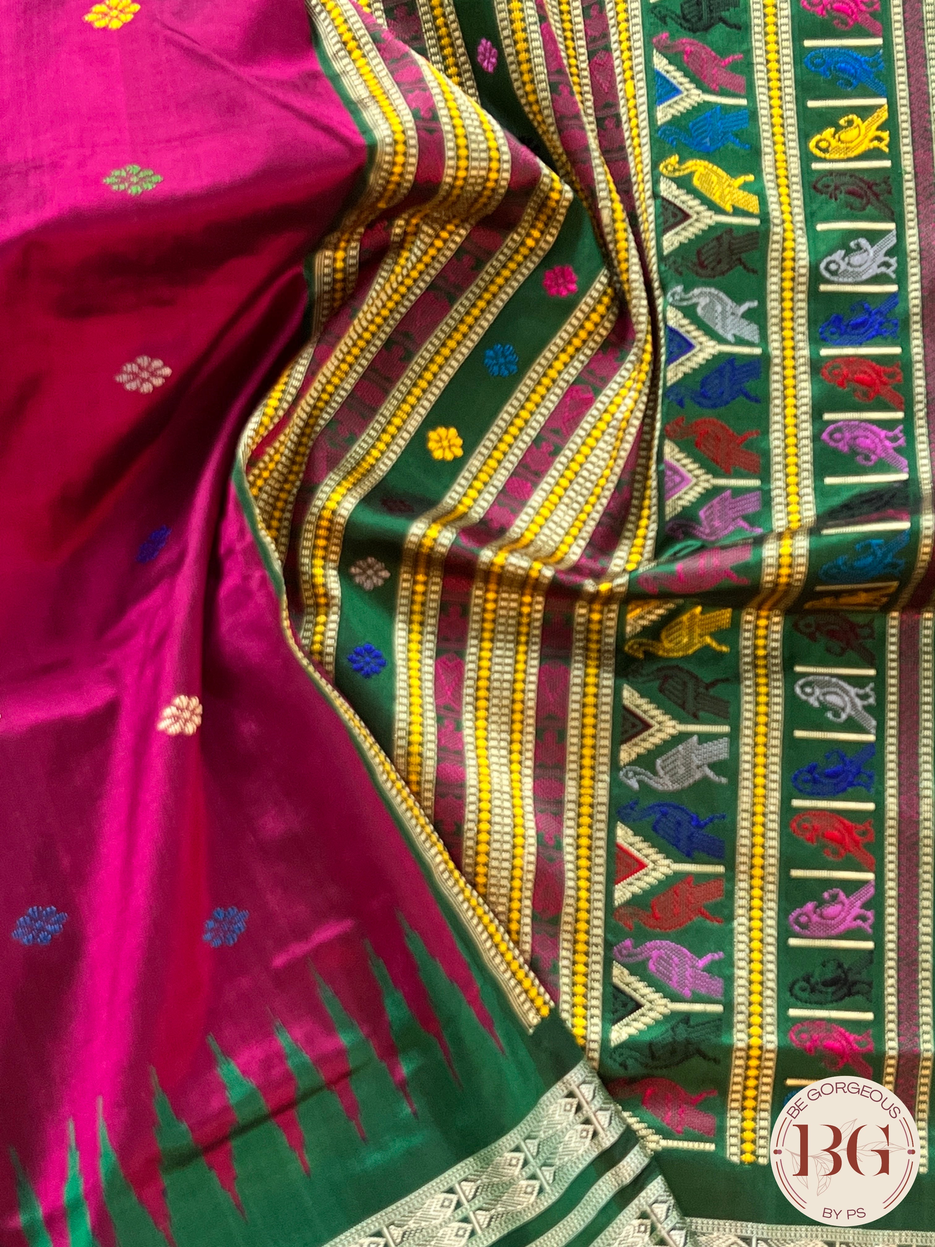 Dolabedi silk sambalpuri premium saree color - purple