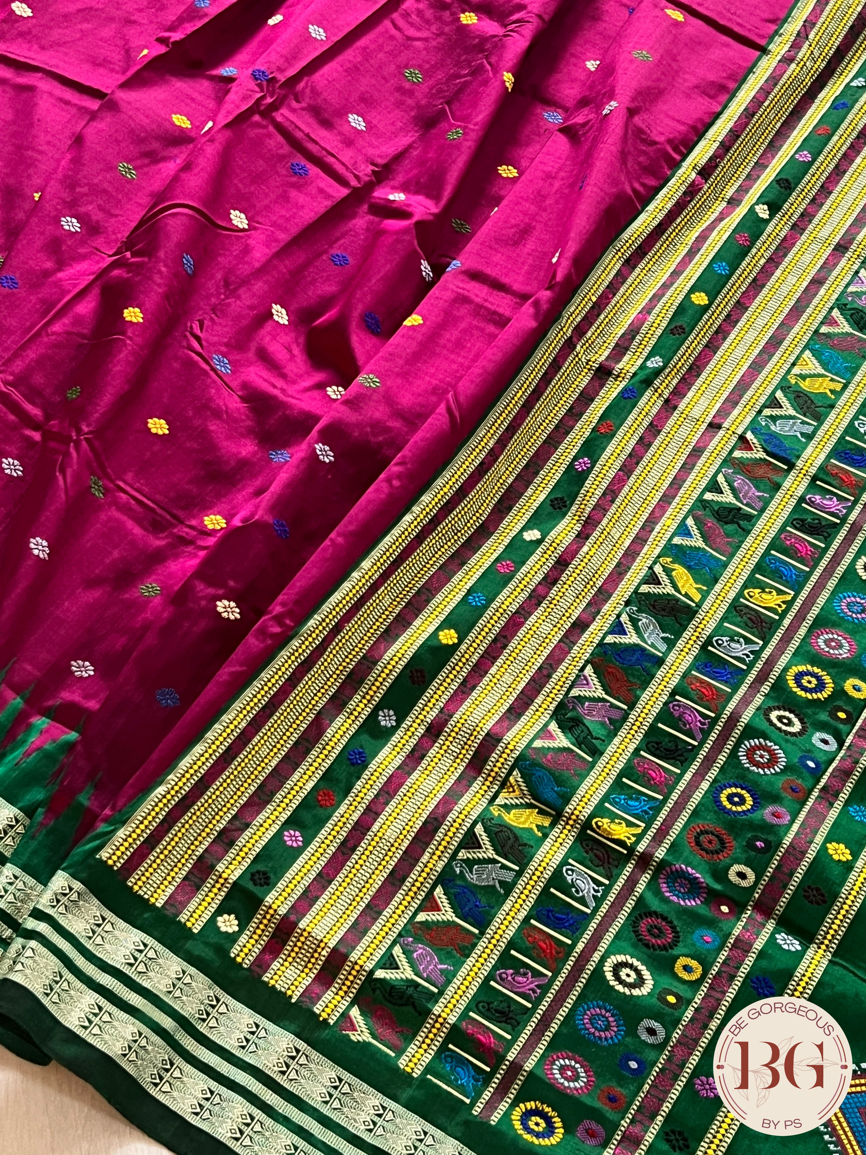 Dolabedi silk sambalpuri premium saree color - purple