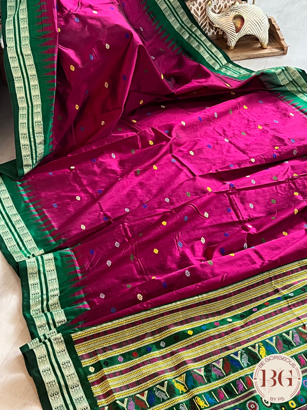 Dolabedi silk sambalpuri premium saree color - purple