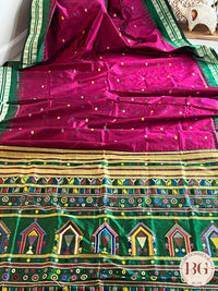 Dolabedi silk sambalpuri premium saree color - purple