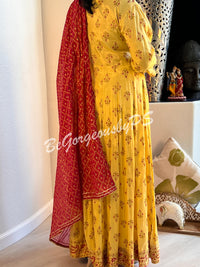 ANARKALI dupatta SET AK-020