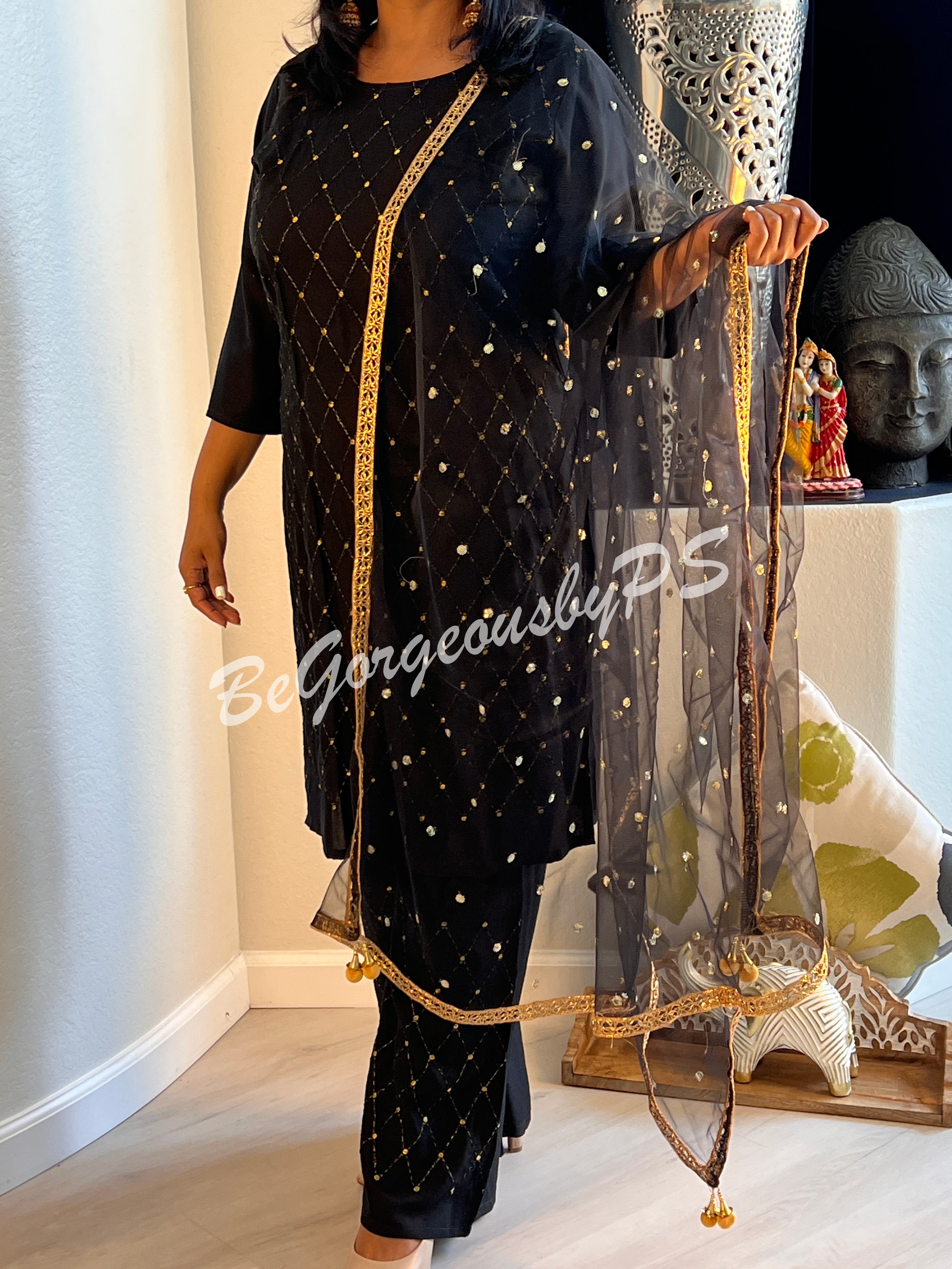 PALAZZO SET  WITH DUPATTA PS-002