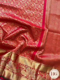 KANJEEVARAM FULL ZARI DESIGN RED COLOR RED SA-KAN-FUL-RE403