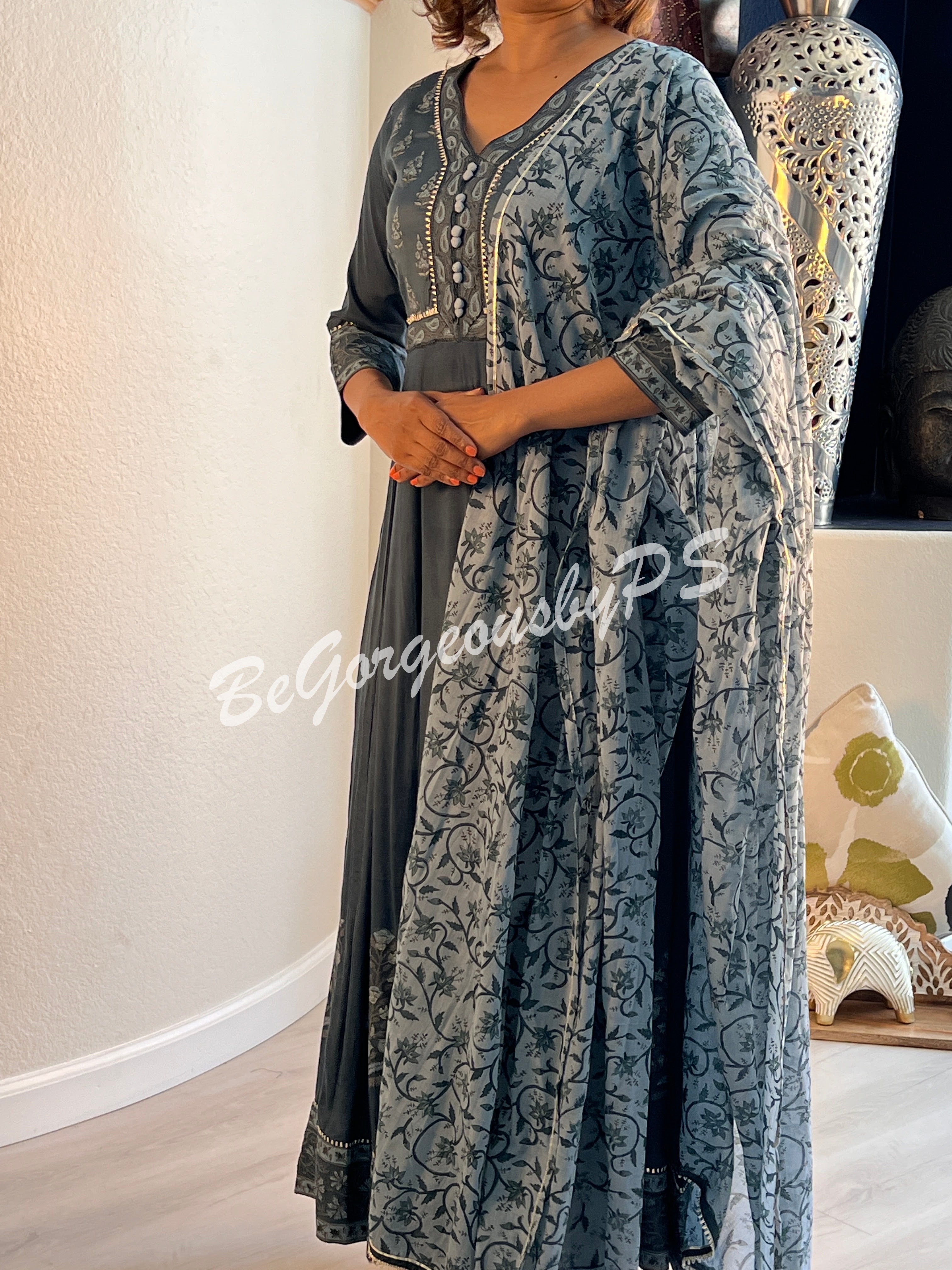 ANARKALI dupatta SET AK-025