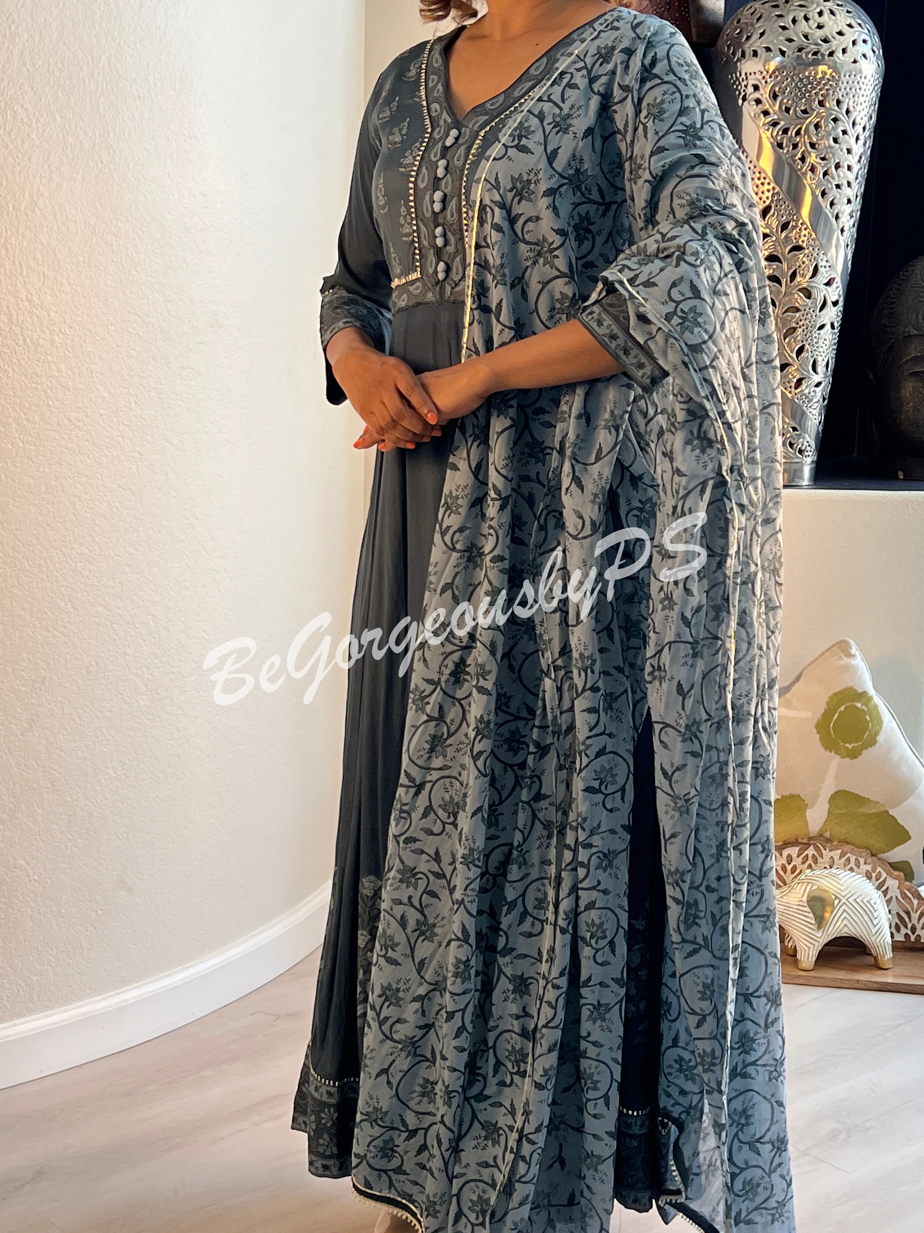 ANARKALI dupatta SET AK-025