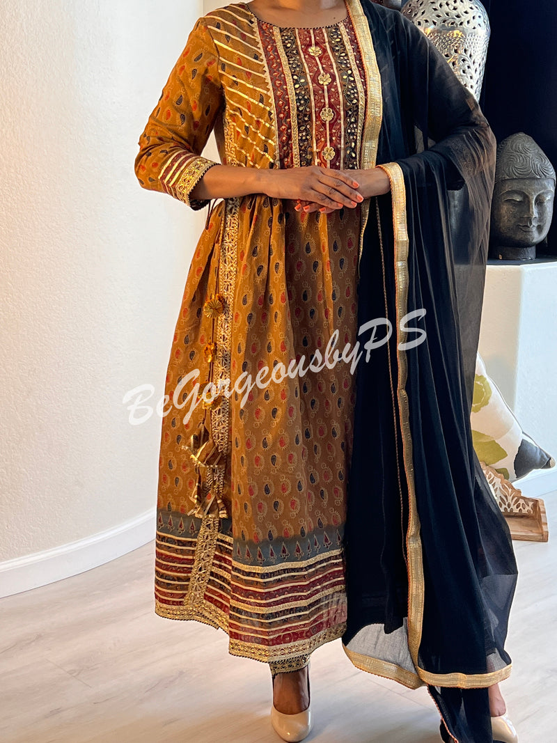 DUPATTA SET DU-249-BWN