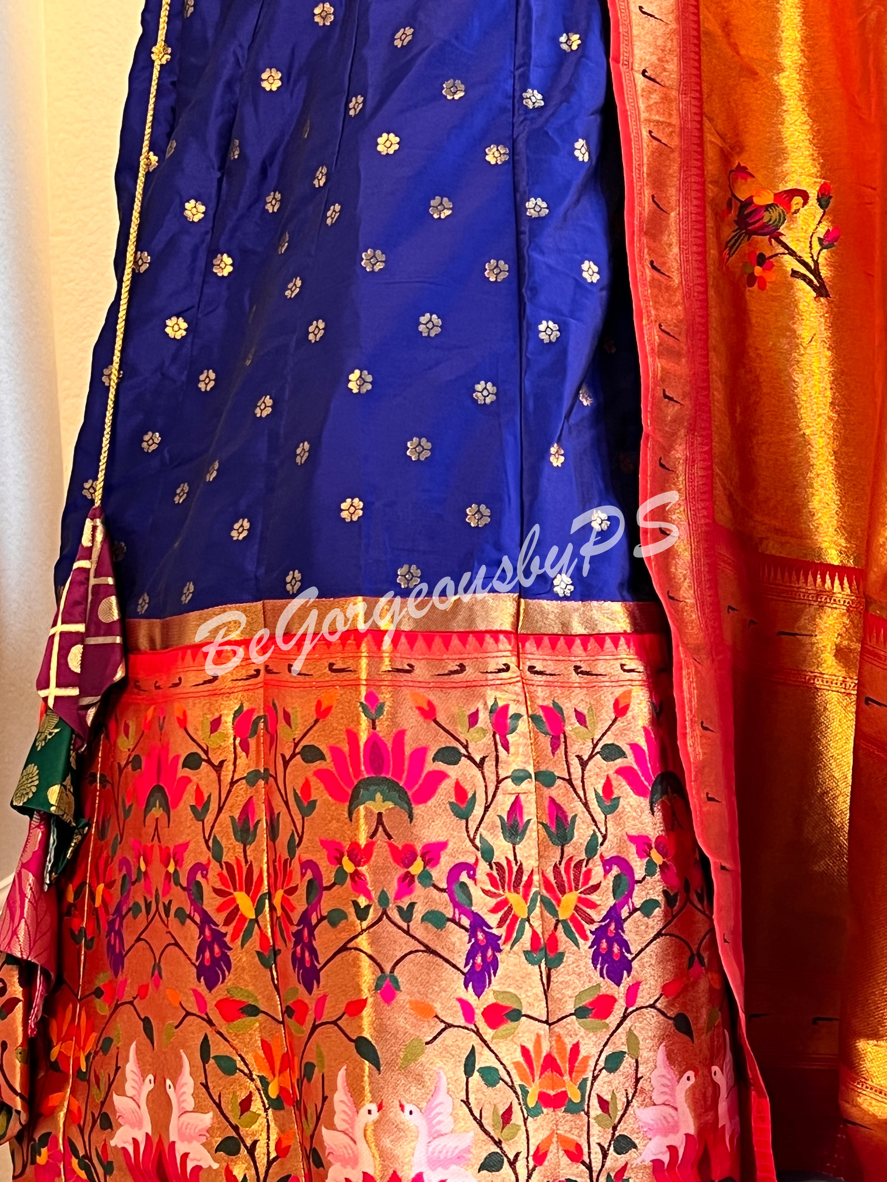 BANARASI PAITHANI BU/BLUE