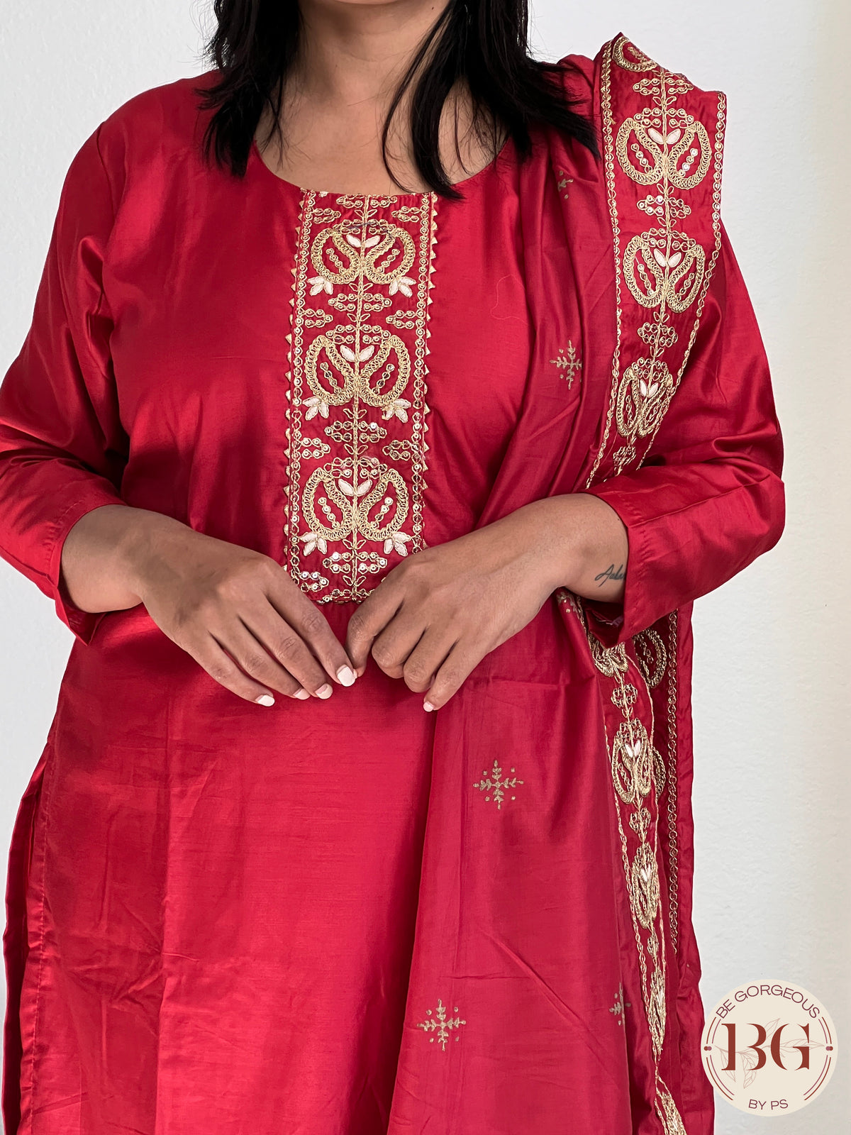 DUPATTA SET DU-276-RED