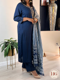 DUPATTA SET DU-146-NBL