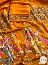 PATTACHITRA MULBERRY SILK YELLOW SA-PAT-MUL-YE431