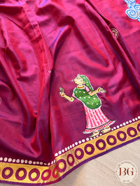 PATTACHITRA MULBERRY SILK WINE SA-PAT-MUL-WI434