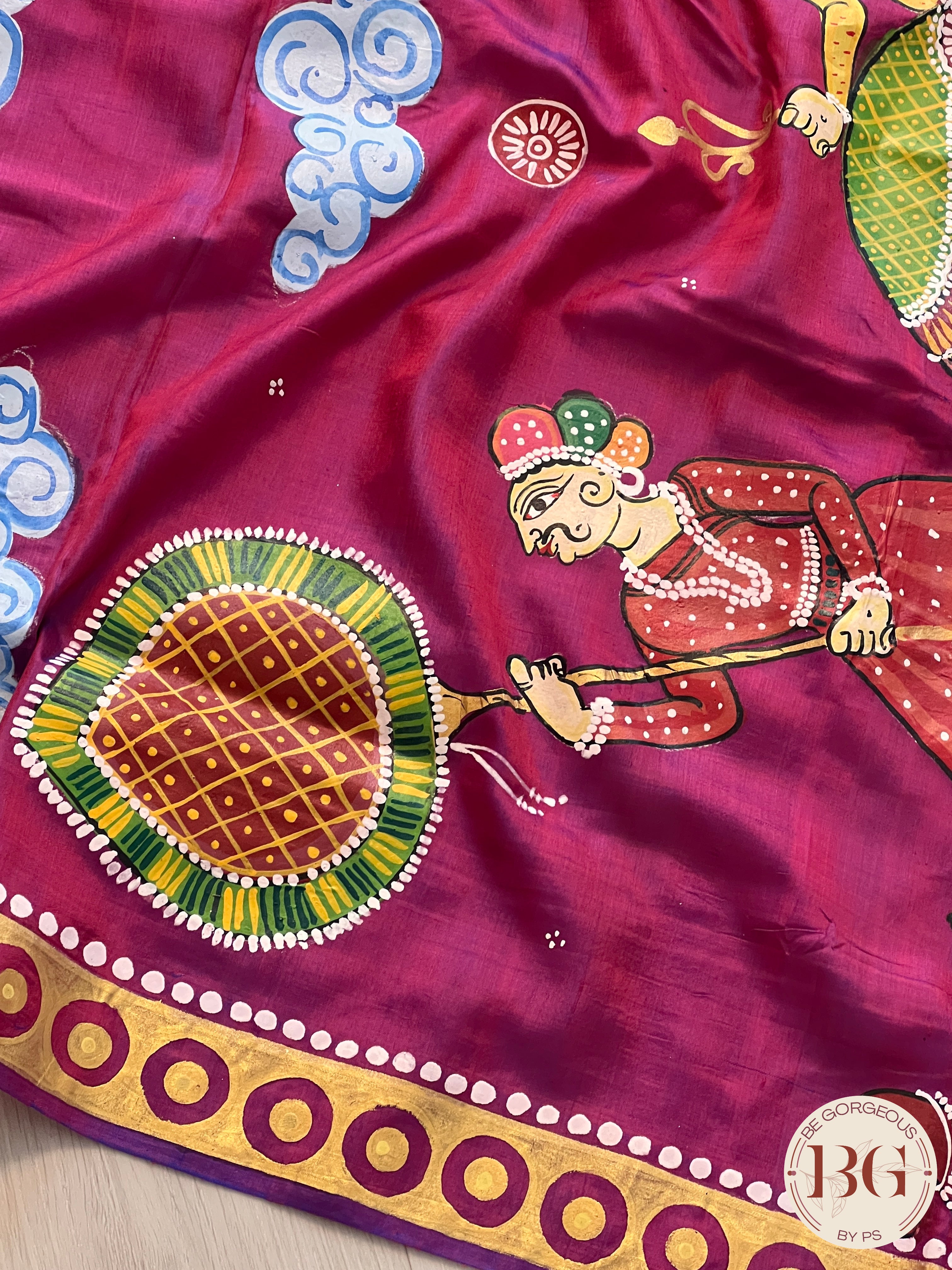 PATTACHITRA MULBERRY SILK WINE SA-PAT-MUL-WI434