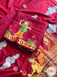 PATTACHITRA MULBERRY SILK WINE SA-PAT-MUL-WI434