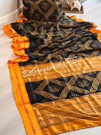 Black-Orange Badaphula Thikiri Body Bandha