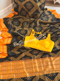 Black-Orange Badaphula Thikiri Body Bandha