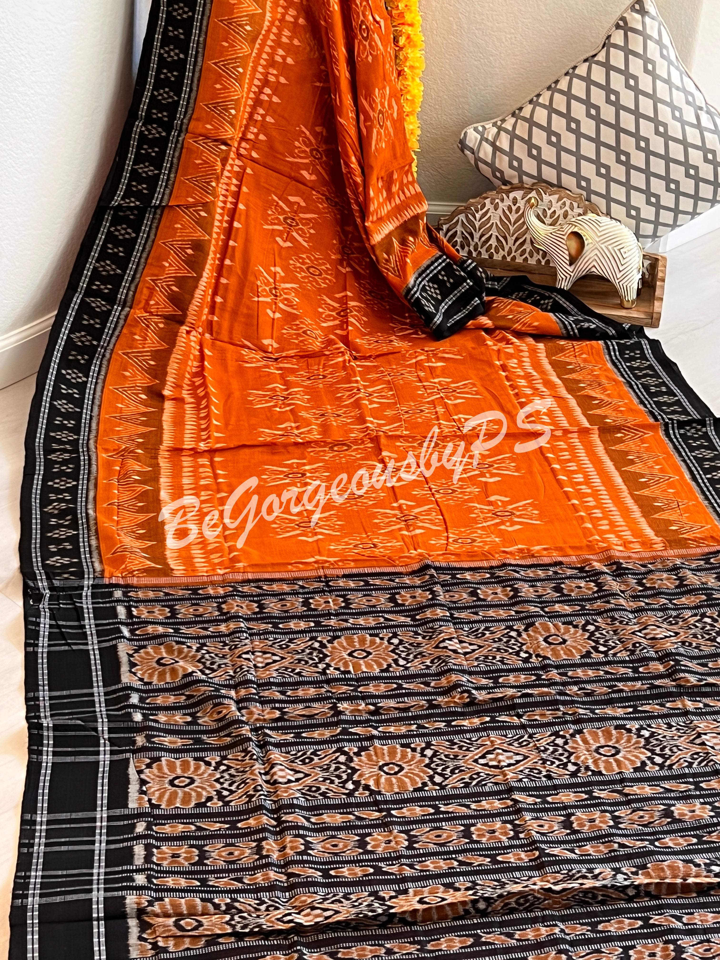 Raja Border Pasapali Cotton handloom saree