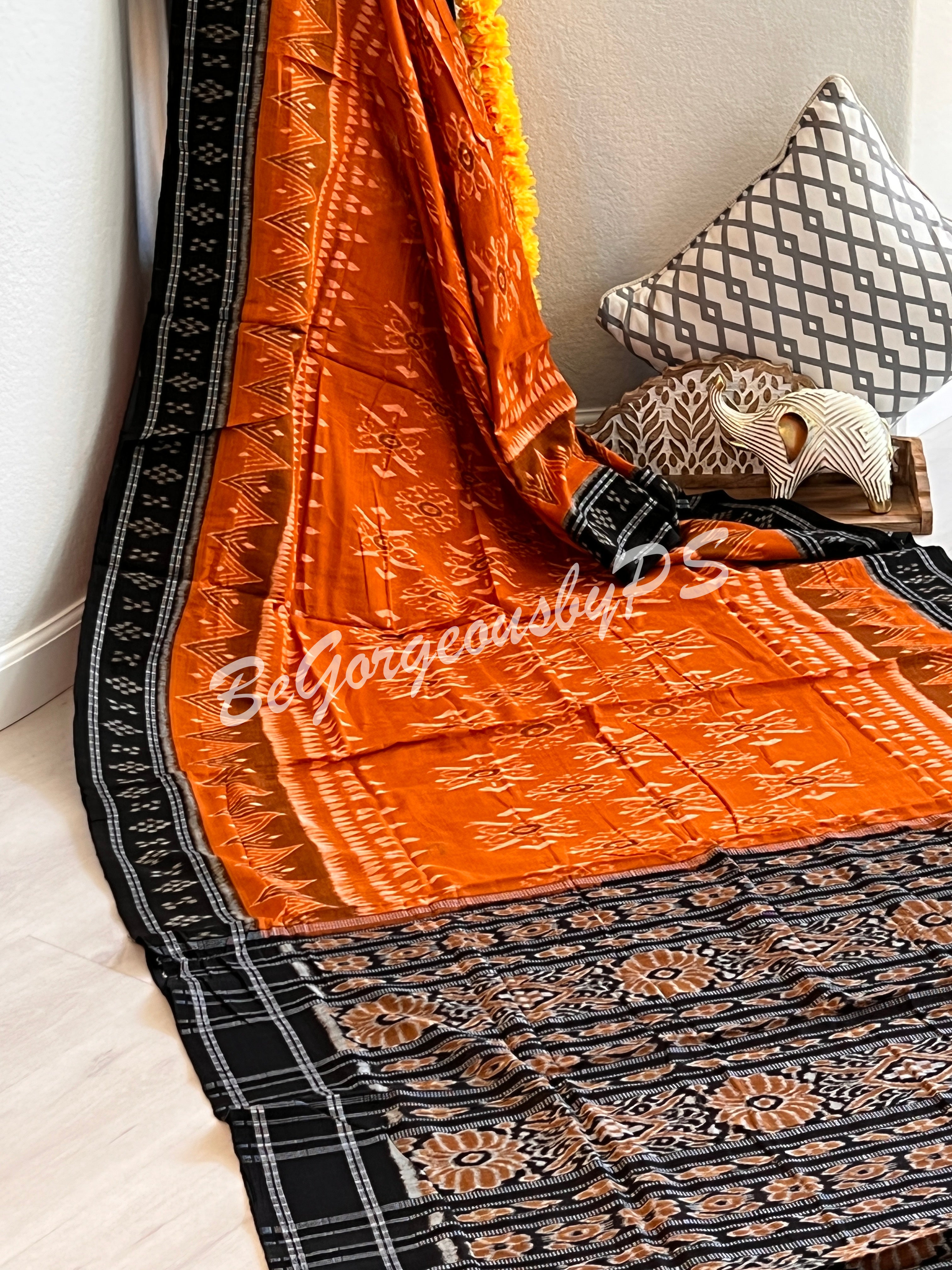 Raja Border Pasapali Cotton handloom saree