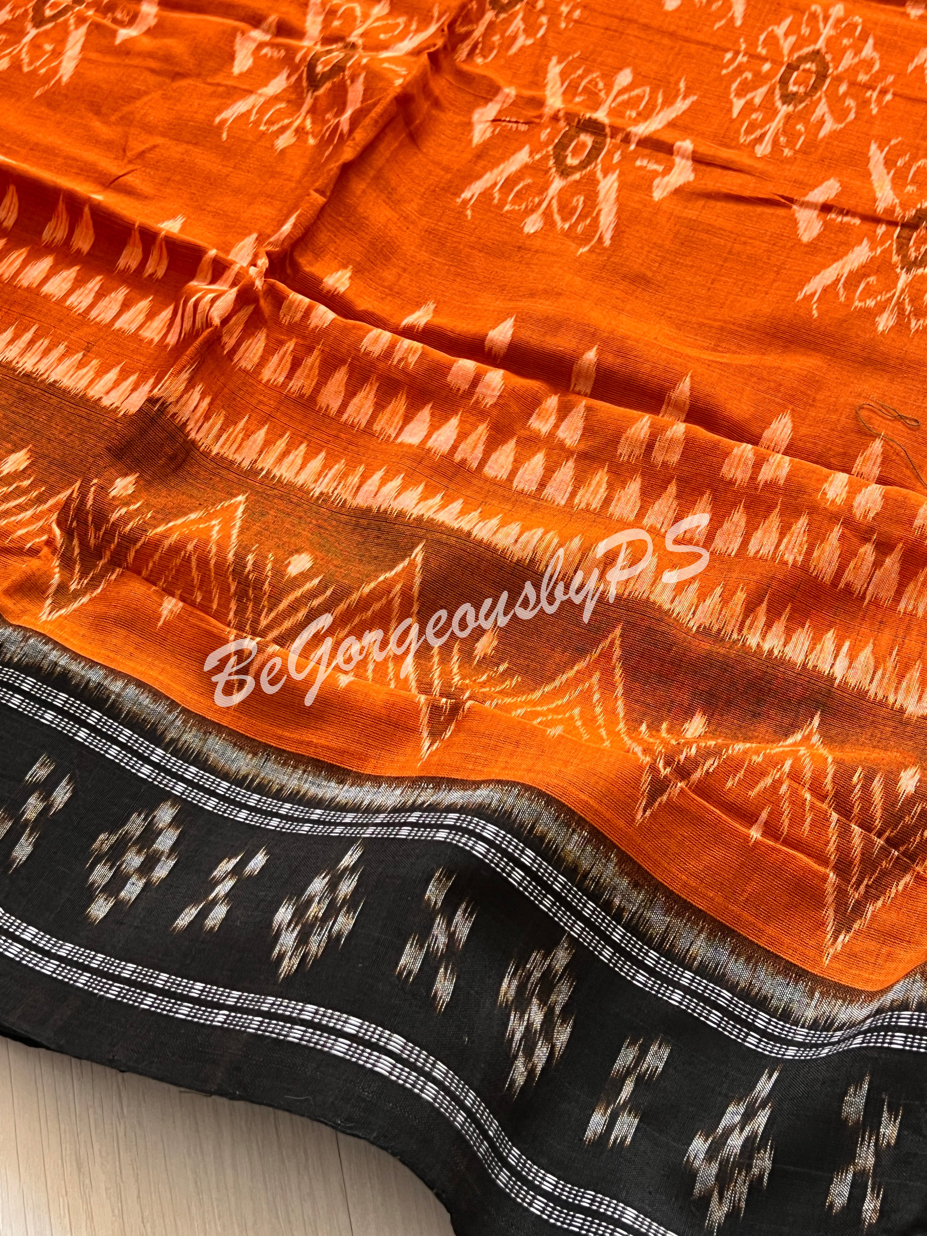 Raja Border Pasapali Cotton handloom saree