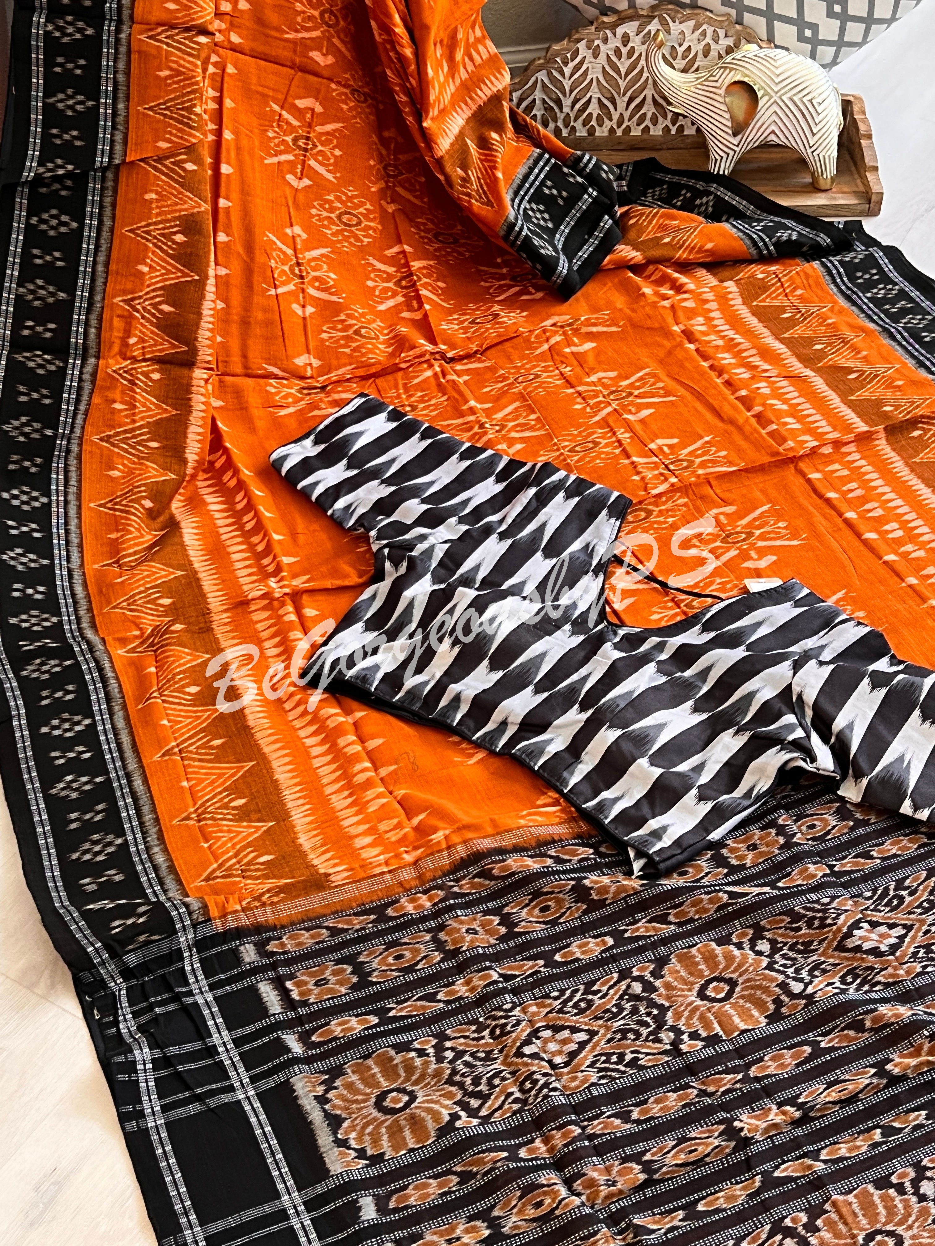 Raja Border Pasapali Cotton handloom saree